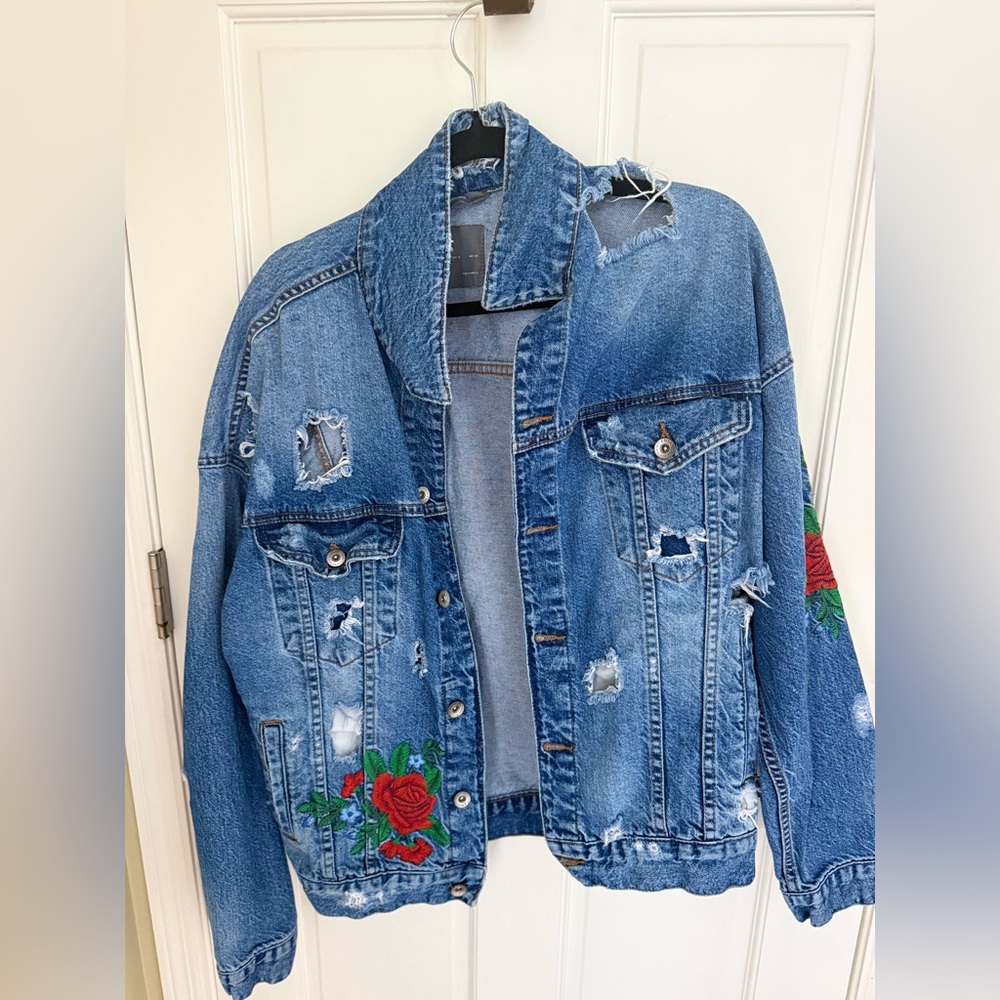 Zara Blue Denim Jacket